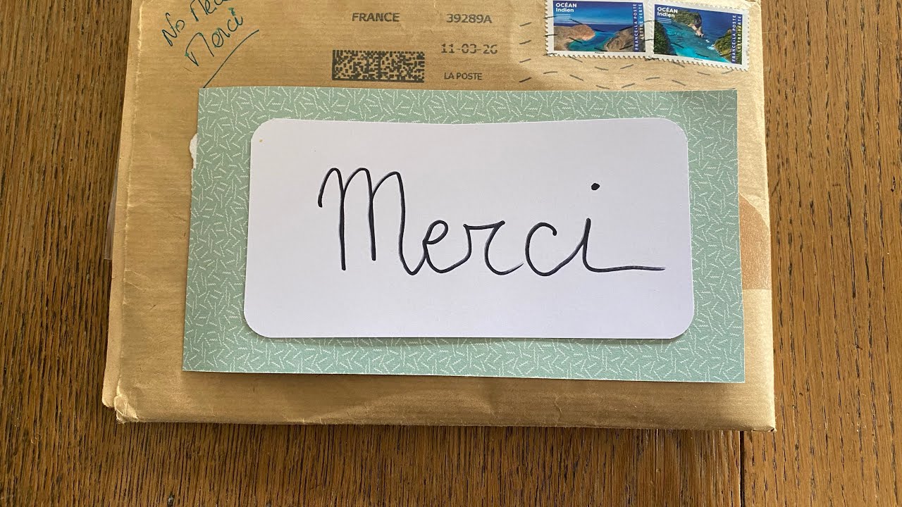 Courrier cadeaux et trouvailles 🙏🏻👍🏻merci Sophie @sophiecrea 