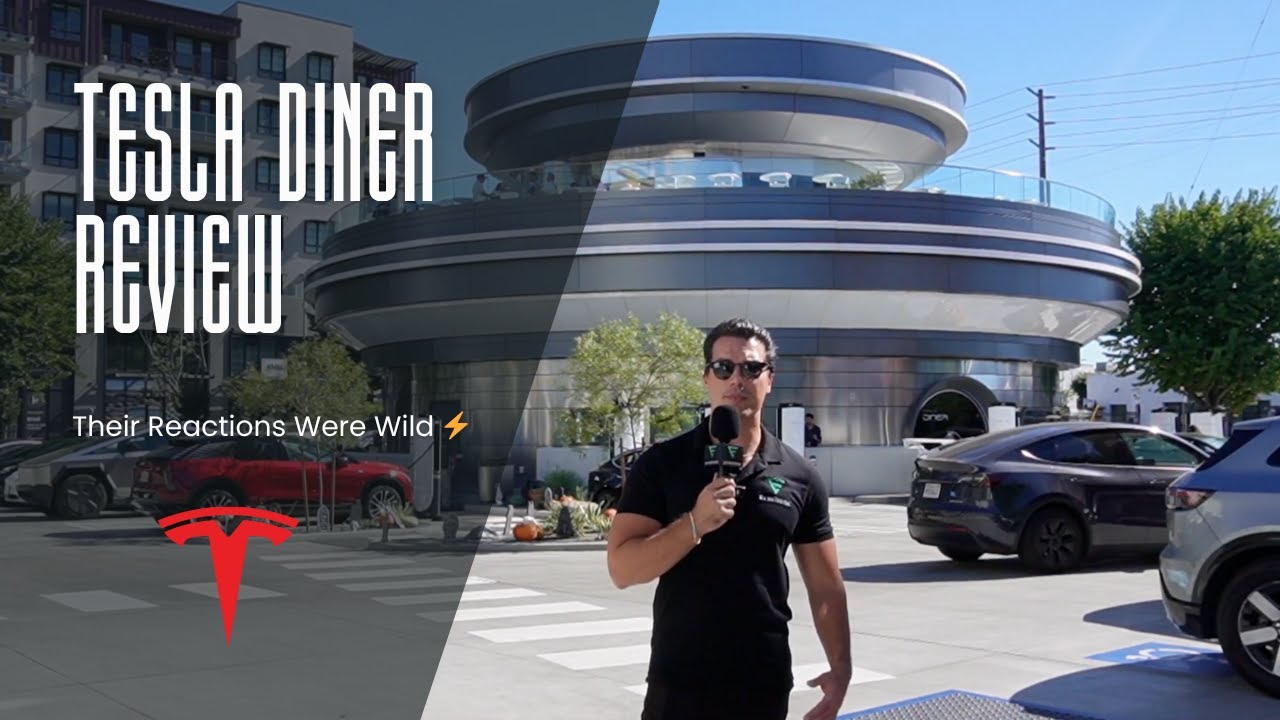 I Interviewed Tesla Drivers at the NEW Tesla Diner | Their Reactions Were Wild