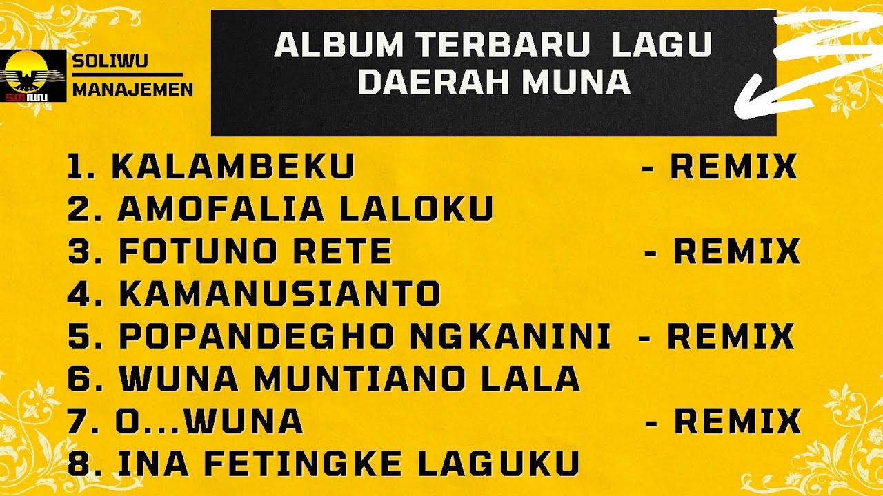 Kumpulan Lagu Daerah Muna (Album Soliwu) Terbaru 2022