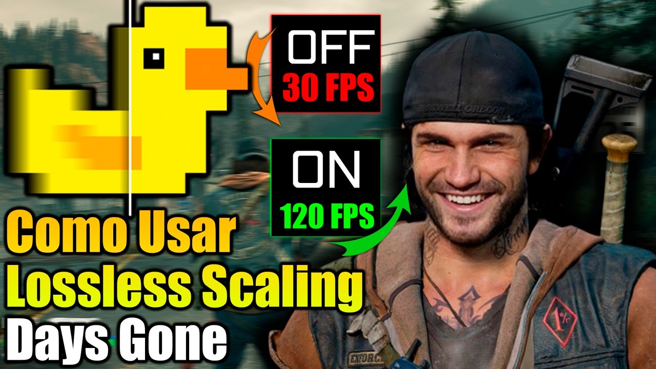 ✅ Como Usar o Lossless Scaling Atualizado no Days Gone (2025) e Dobrar o FPS!