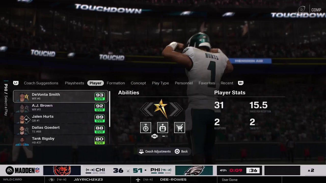 Eagles vs Bears Wildcard