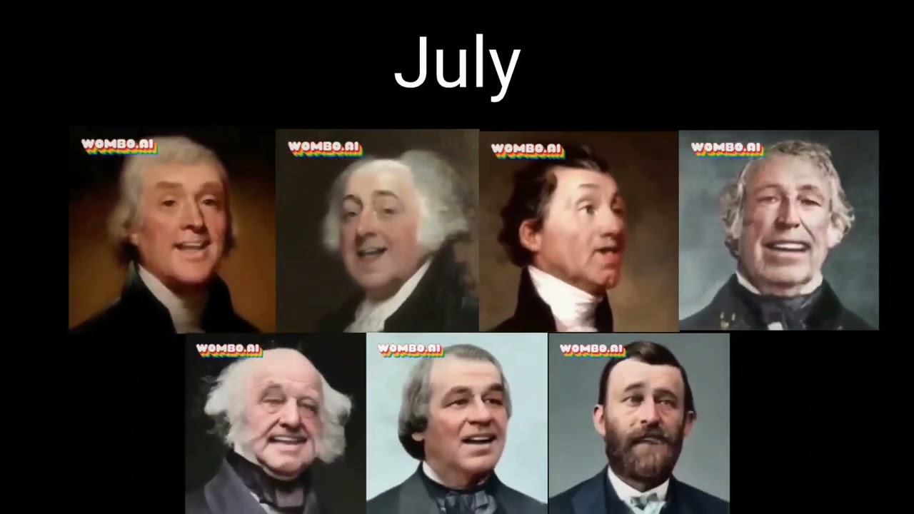 U.S presidents sing random songs based on the month they died in #wombo