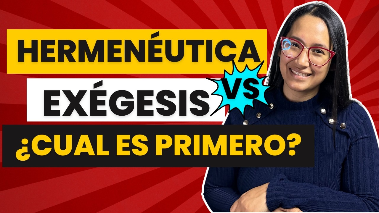 HERMEUTICA y EXEGESIS - Dilema RESUELTO!!!
