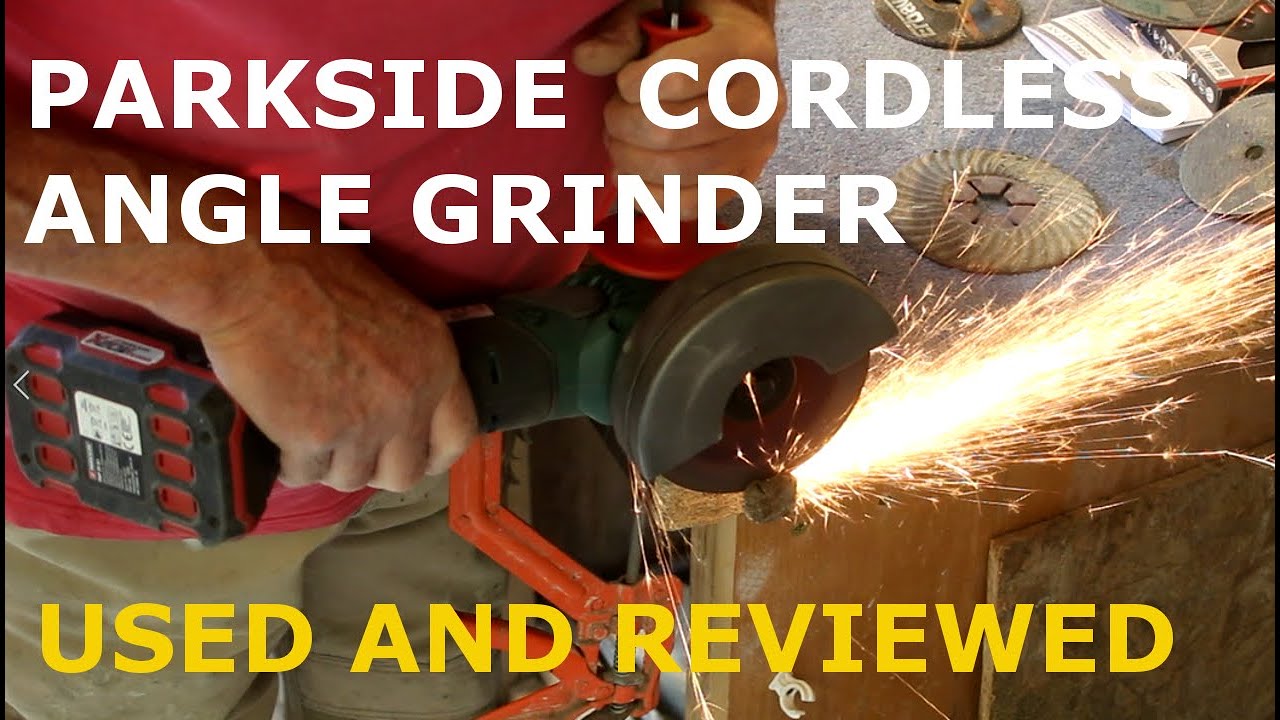 Parkside cordless angle grinder reviewed and tested.