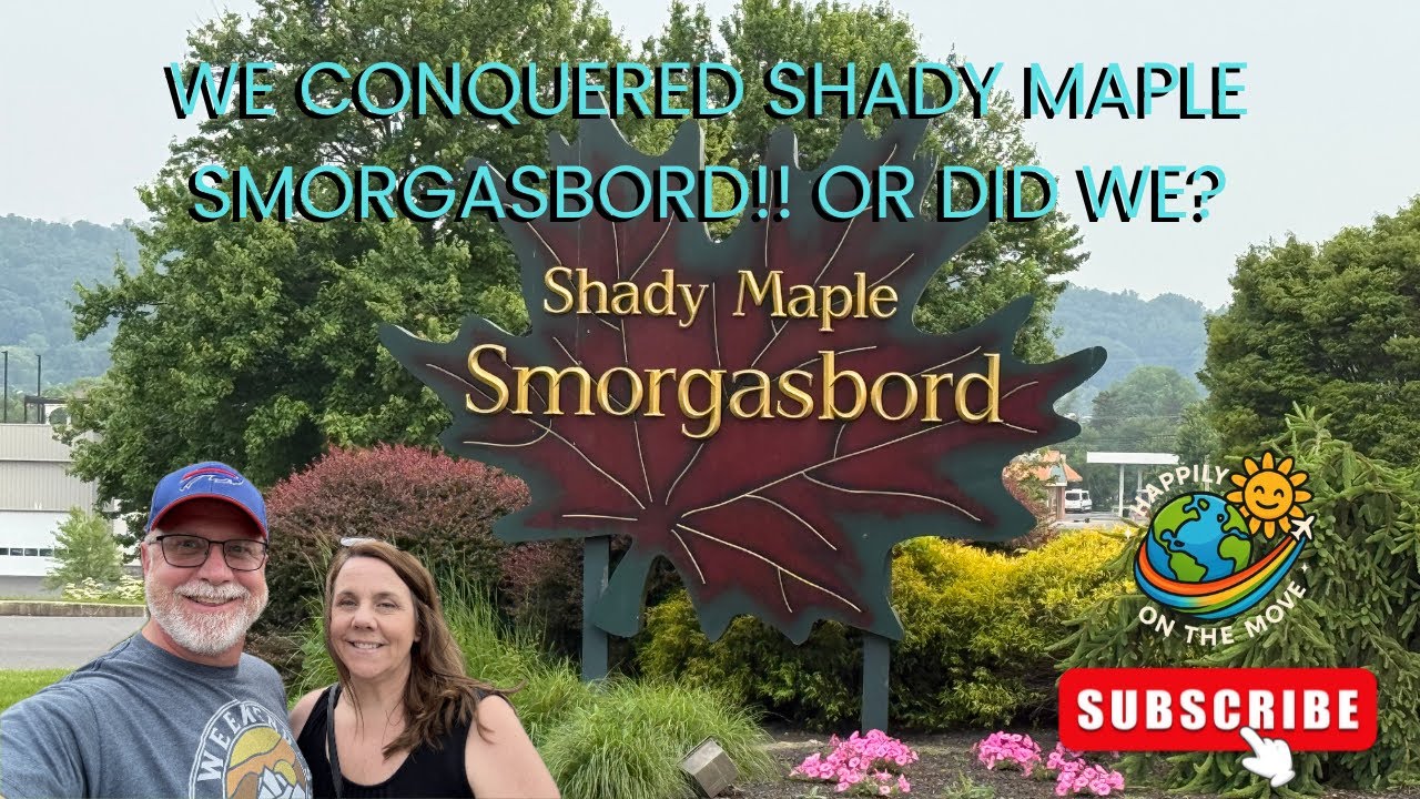 We Conquered Shady Maple Smorgasbord!! Or Did We? | Travel Vlog
