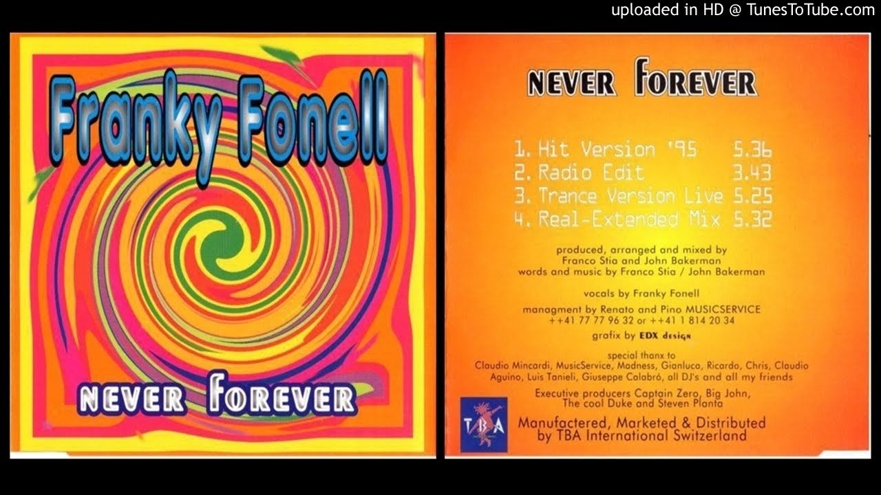 Franky Fonell &ndash; Never Forever (Real-Extended Mix &ndash; 1995)