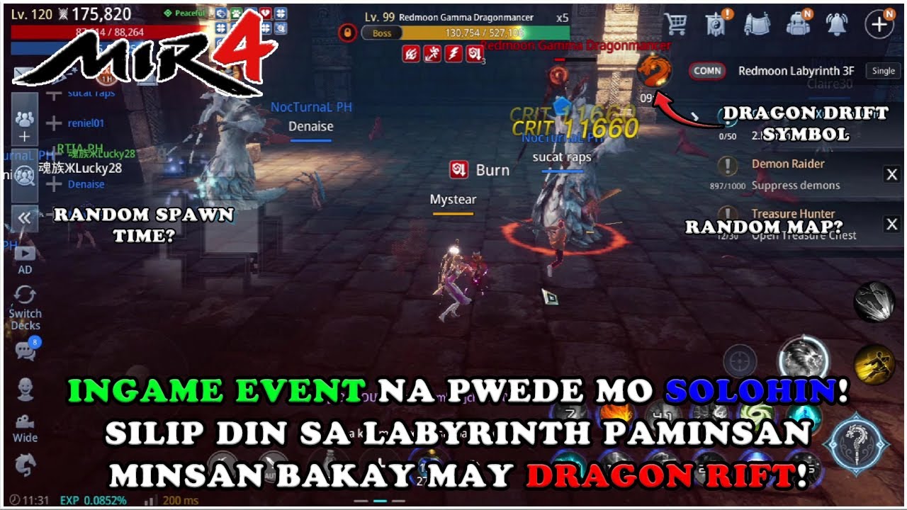MIR4 - DRAGON RIFT? ALAM MO BA ANG INGAME NA TO? KUNG HINDI EH LIKA TURO KO MUNA ANO DROP! - F2P