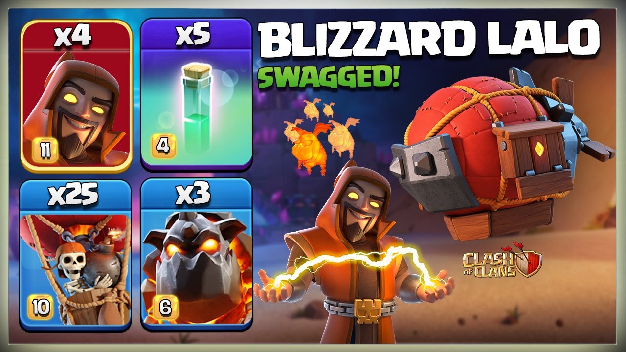 Best LaLo Army EVER! Th14 Blizzard LaLo Attack Strategy | Best Th14 Attack Strategy Clash of Clans