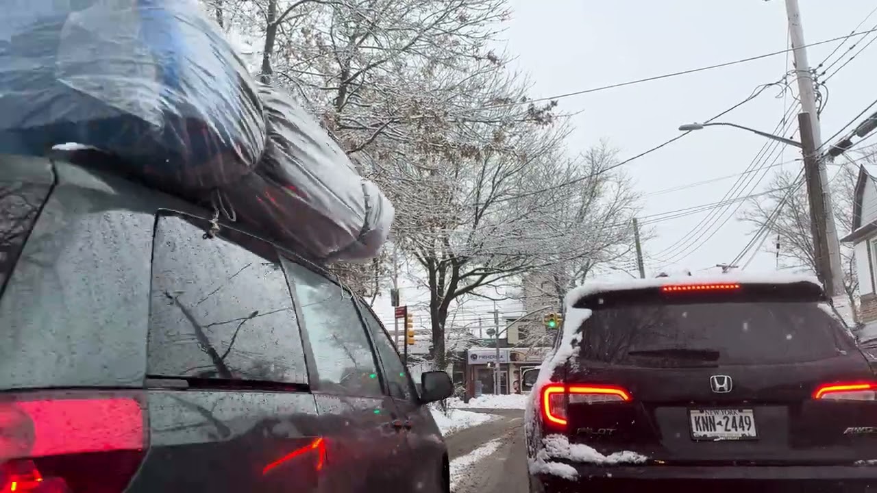 Full Driving Tour of New York City After Blizzard ❄️ Snow Covered Streets 4K