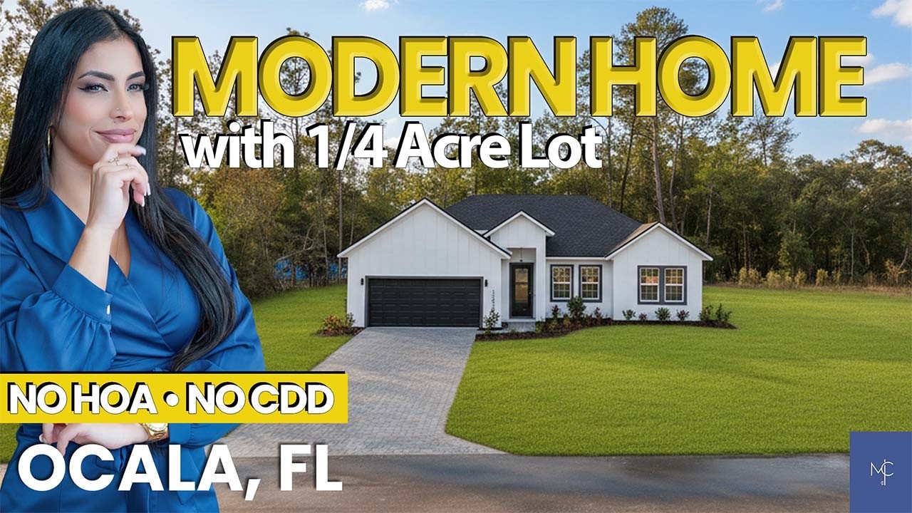 New Construction in Ocala FL Under $330K | No HOA, Paver Driveway & Modern Finishes