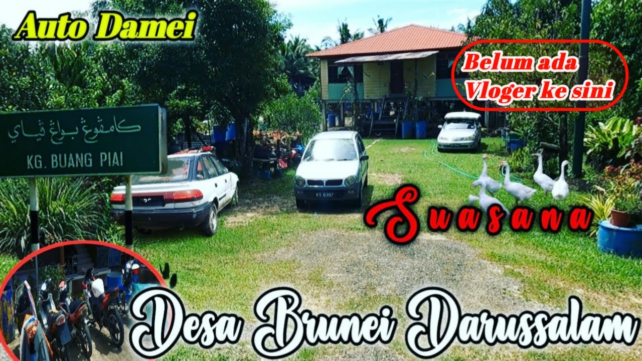 Part 1 Suasana Desa di Pulau Manunggul Brunei