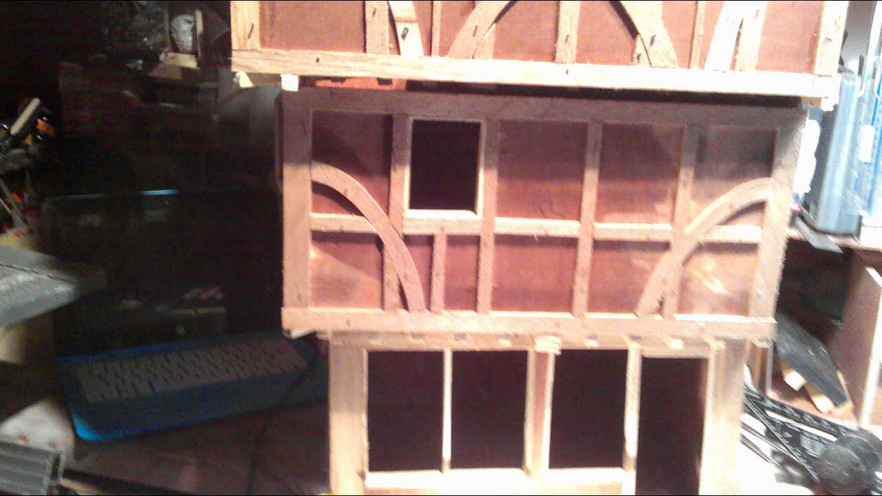 Making a Tudor House part 2 Ceiling Beams/exterior timbers