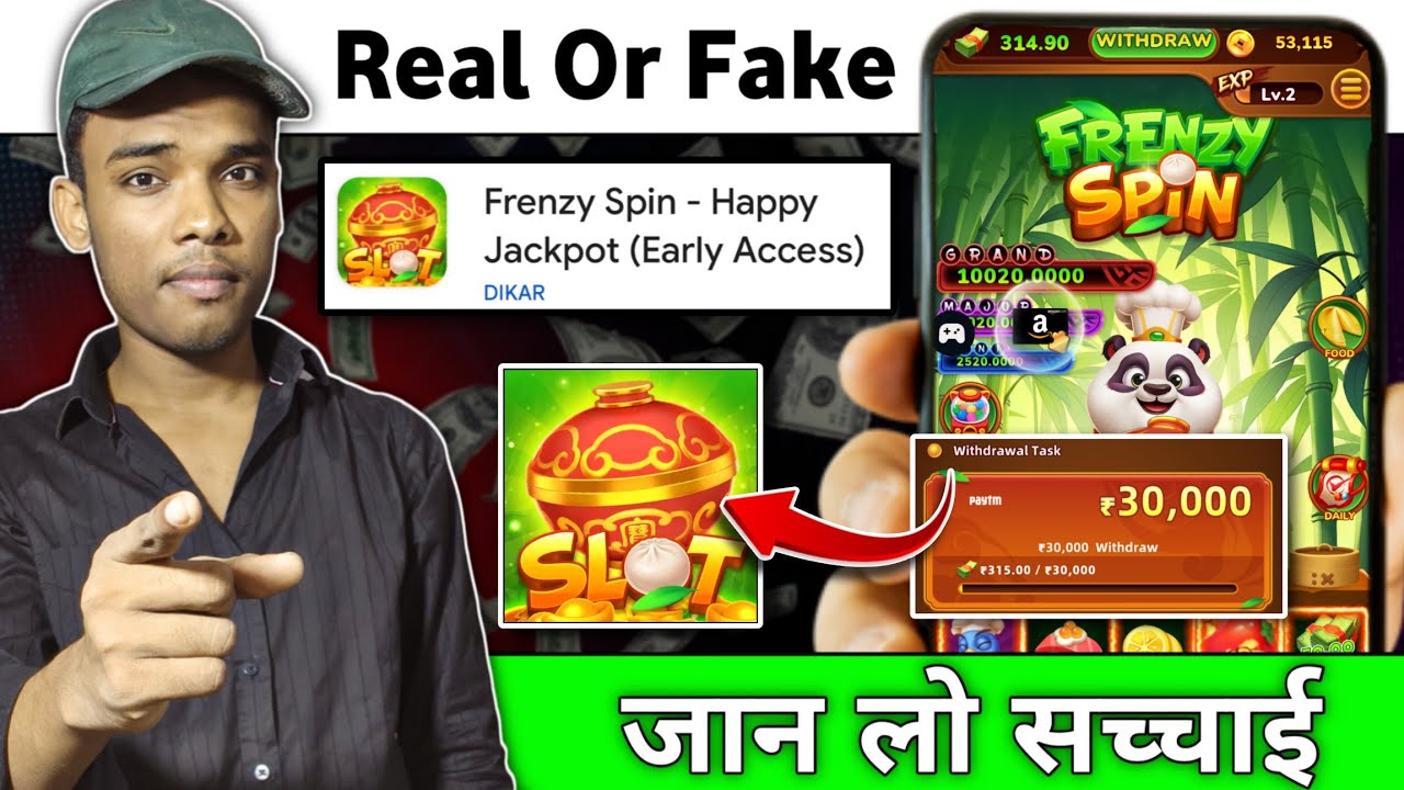 Frenzy Spin Happy Jackpot Real Or Fake