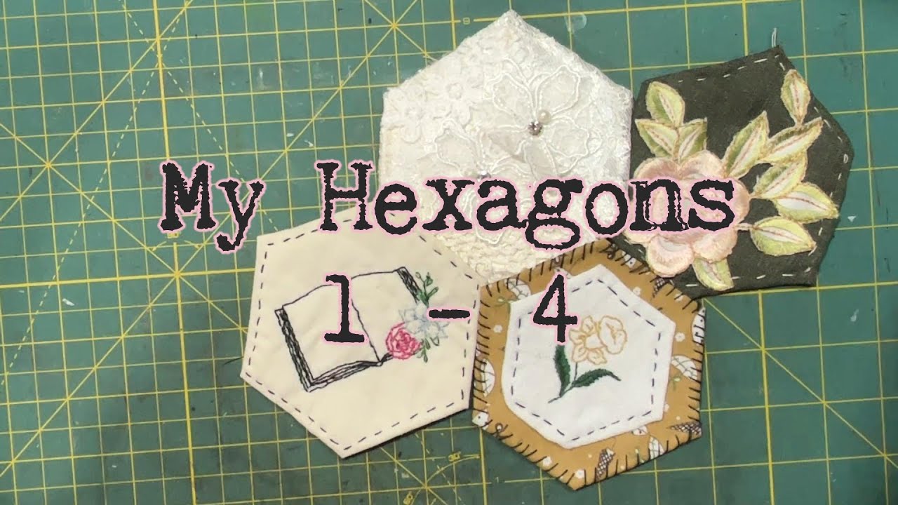 My Hexagons 1 - 4 SAL with @createandcraftwithchristine