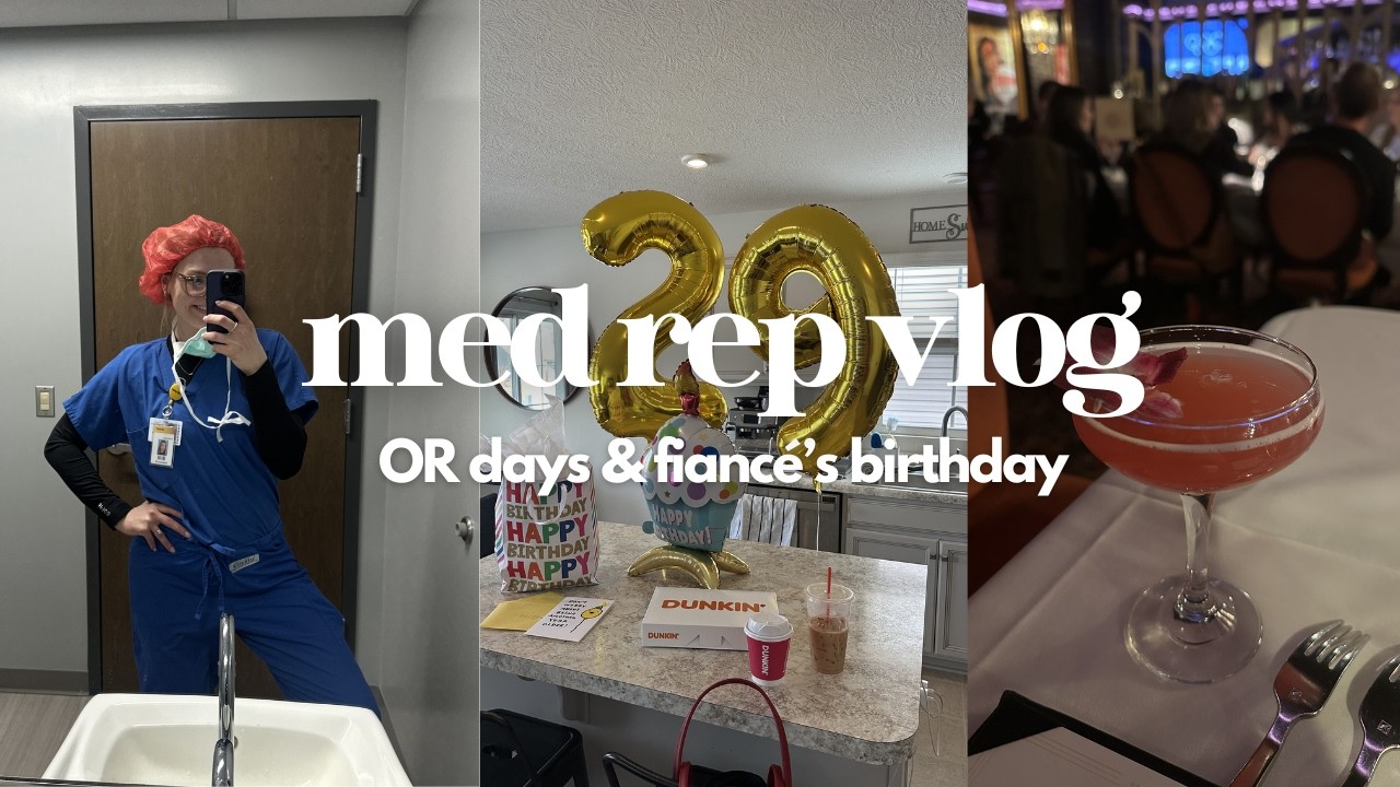 Week in my life as a Medical Device Rep | OR Surgery Days and Workouts