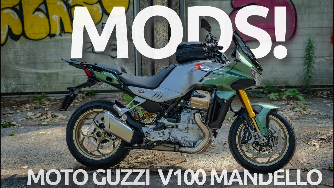 Some mods and accessories for my Moto Guzzi V100 Mandello S