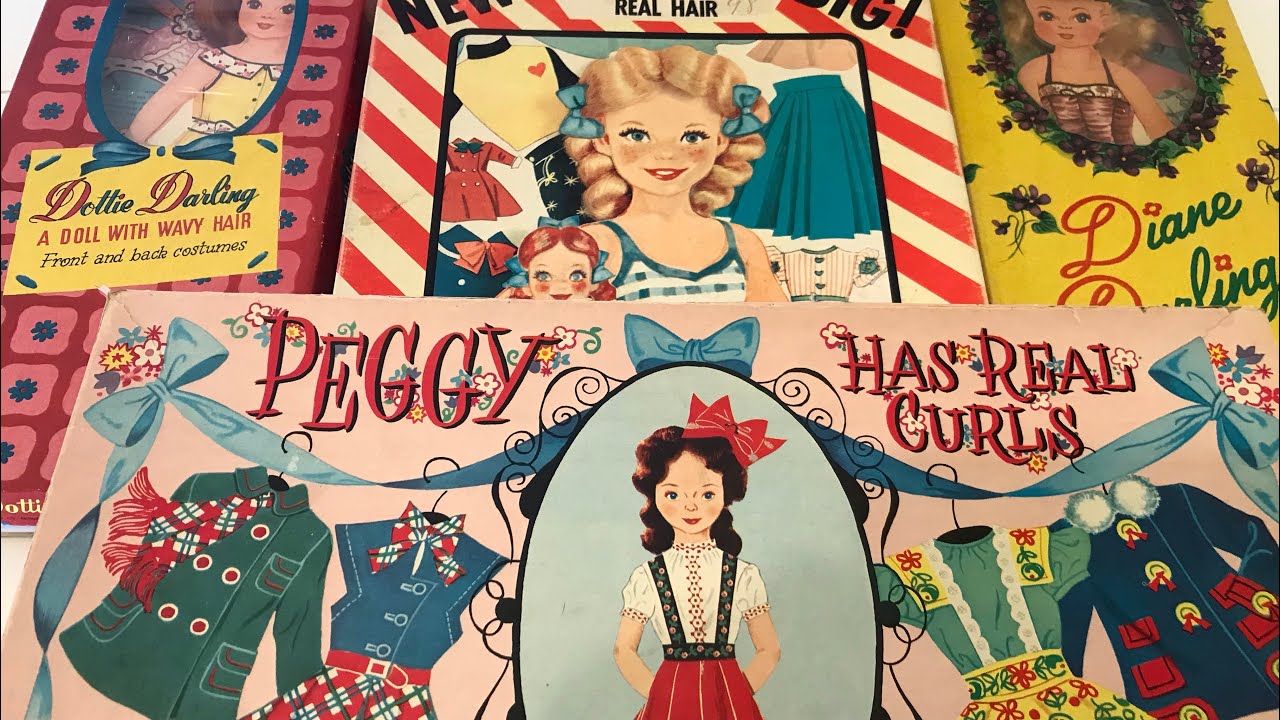 1950’s Vintage Boxed Paper Dolls Sets/ My Collecting Habit/Collectible