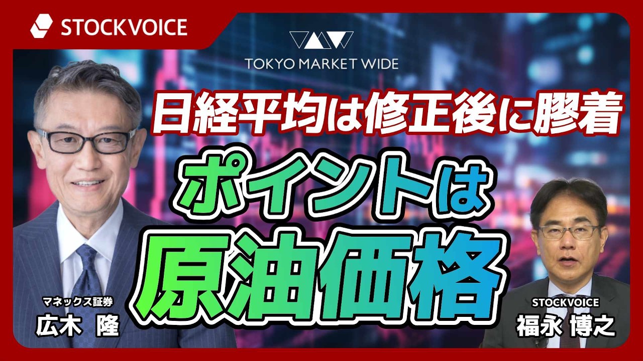 日経平均は修正後に膠着…ポイントは原油価格【ゲスト】3月17日 マネックス証券 広木隆さん