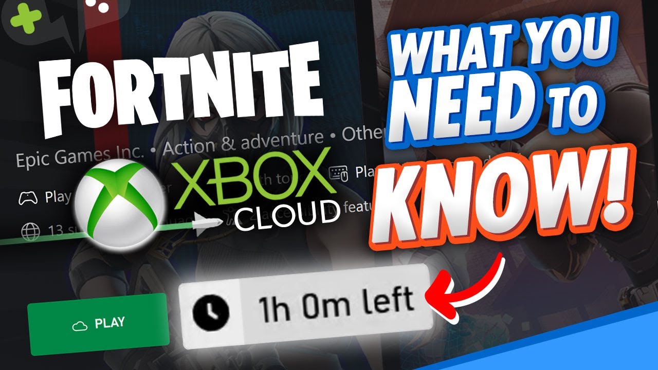 БЕСПЛАТНАЯ FORTNITE на XBOX Cloud Gaming ОГРАНИЧЕНА ОДНИМ ЧАСОМ!