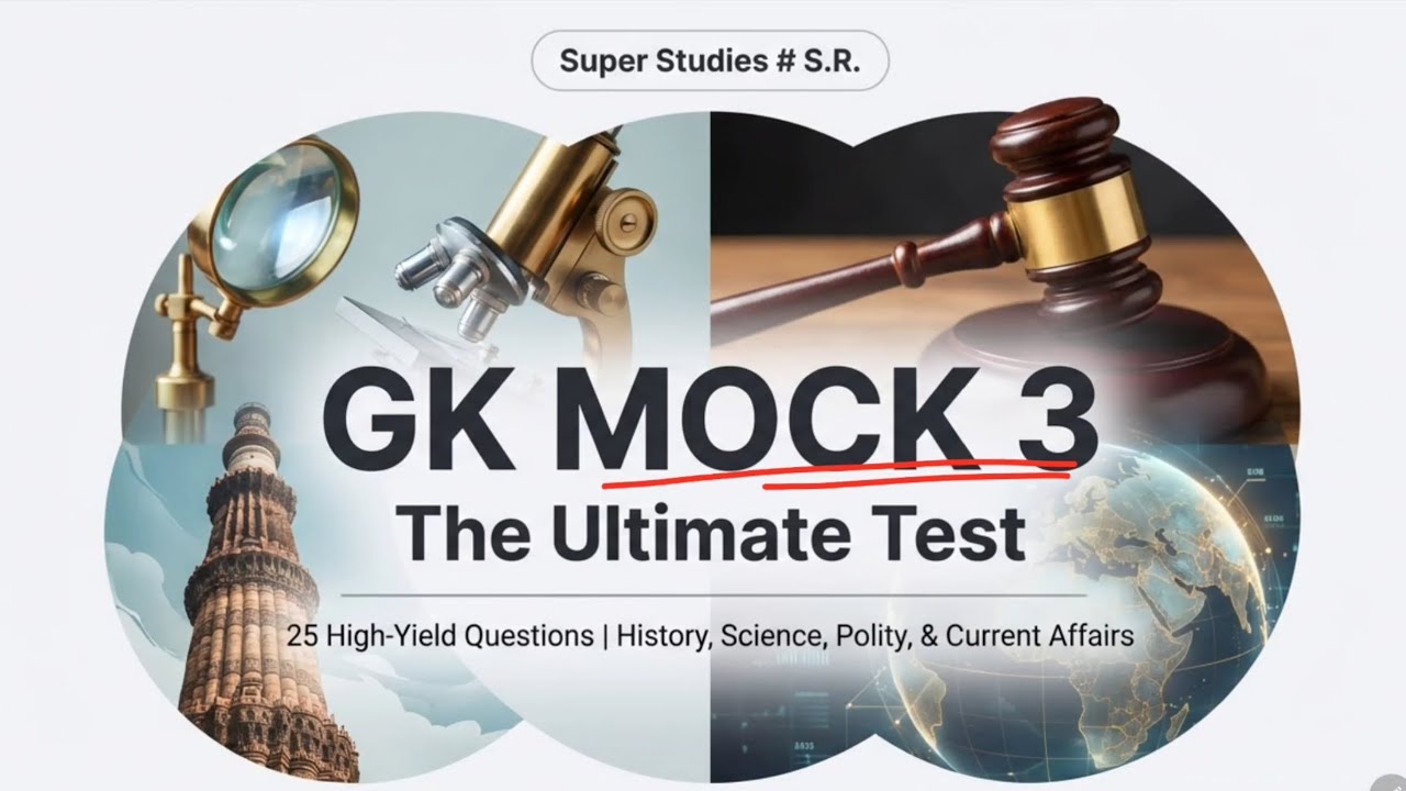 GK MOCK TEST 3 / DAIY 25 QUES