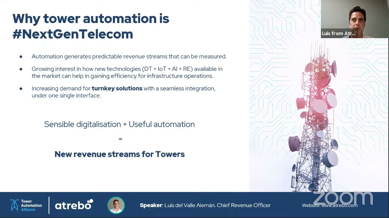 WEBINAR | Monetization opportunities for telecom towers | Tower Automation Alliance