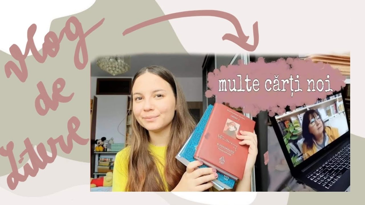 vlog de Litere || cursurile online mă stresează, cumpăr cărți