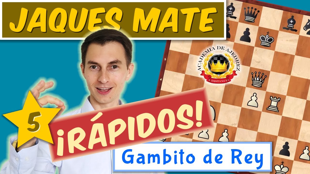 Los 5 JAQUES MATE más RÁPIDOS del Gambito de REY