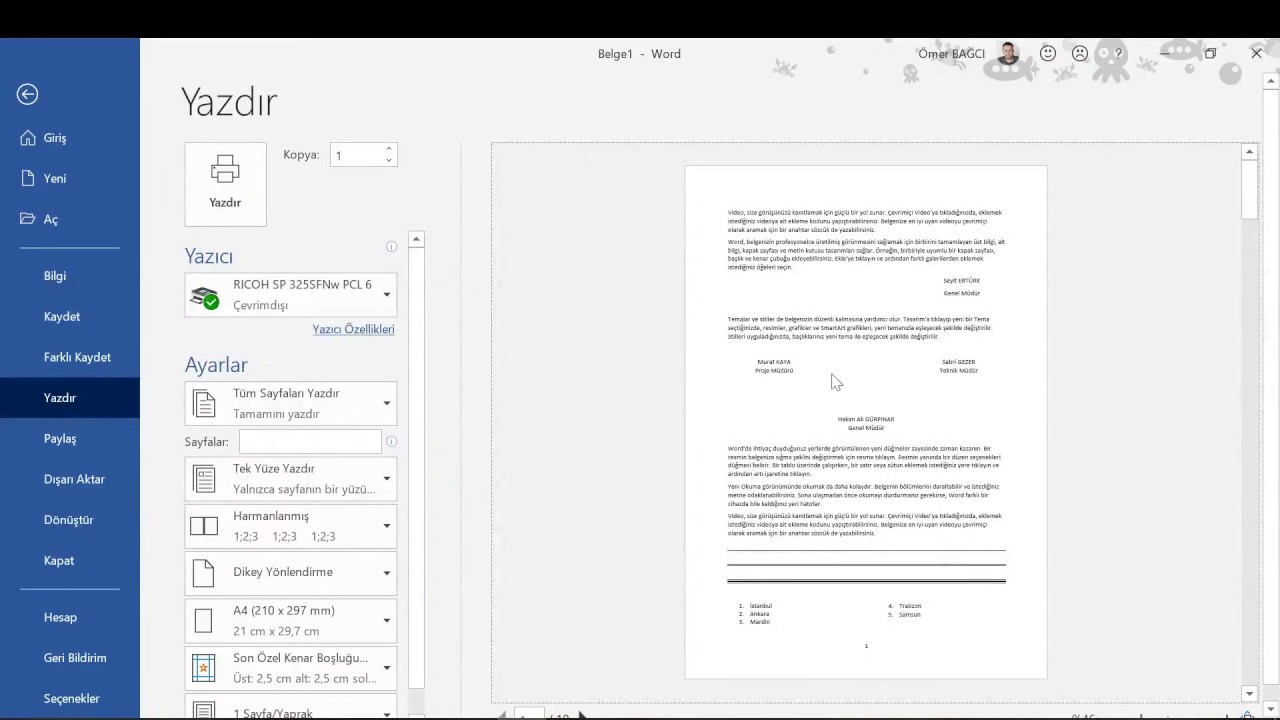 Word Dersleri – Word’ün Bilinmeyen Yöntemleri [Canlı Yayın]- Ömer BAĞCI