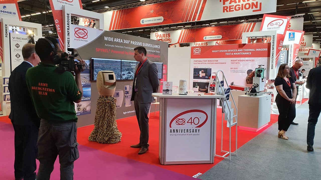 HGH launched GAIA Artificial Intelligence Module for SPYNEL Thermal Imaging Camera at EUROSATORY2022