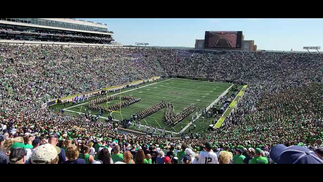 Notre Dame Band of the Fighting Irish Pregame - Tenn St. week - 9/2/23