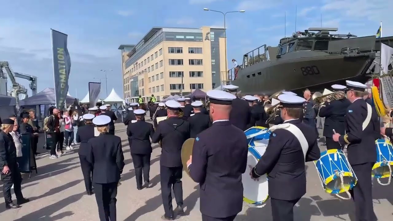 Marinens Musikkår - Musikmarsch Malmö 220923