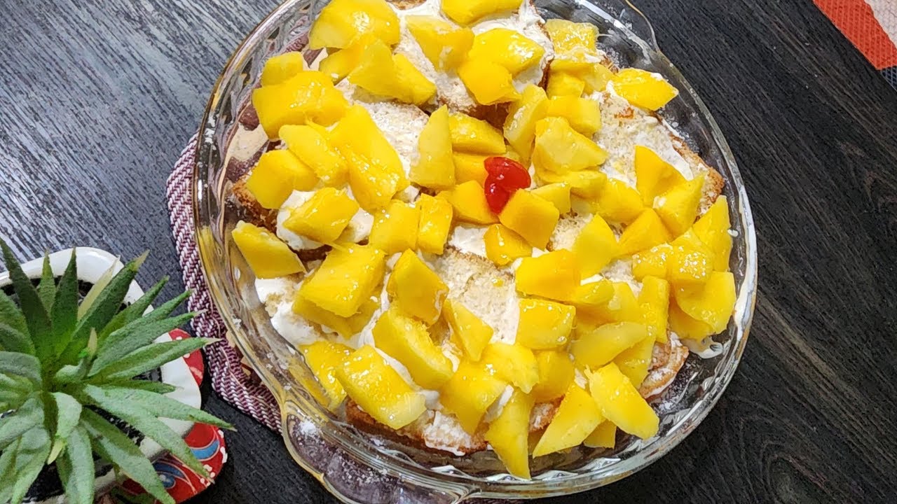 Quick & Easy 10 Minutes Mango Dessert | No-Baking, No cooking & Super Creamy #mangolovers