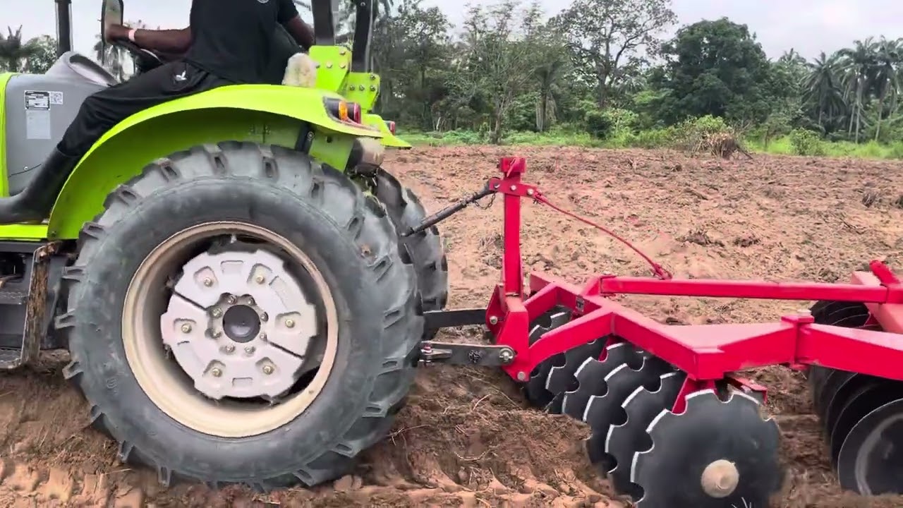 Zoomlion 75hp tractor for sale in Nigeria.Harrowing experience 