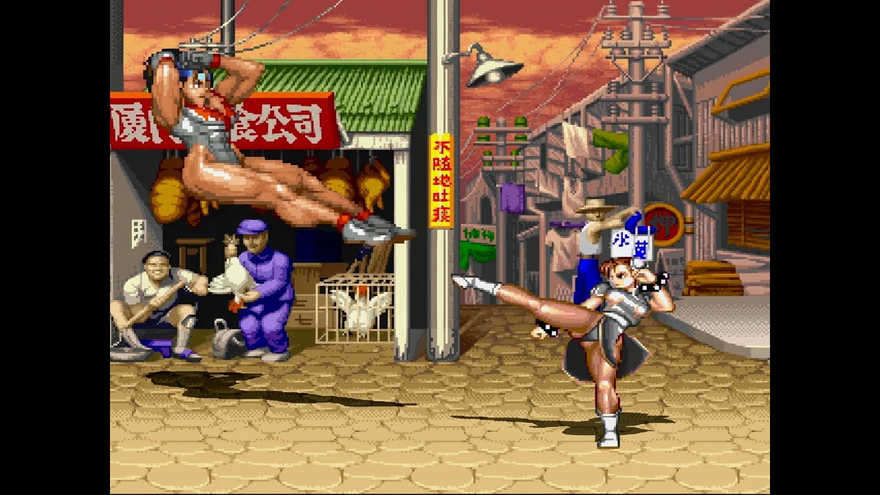 Black Widow (Capcom) vs Chun Li