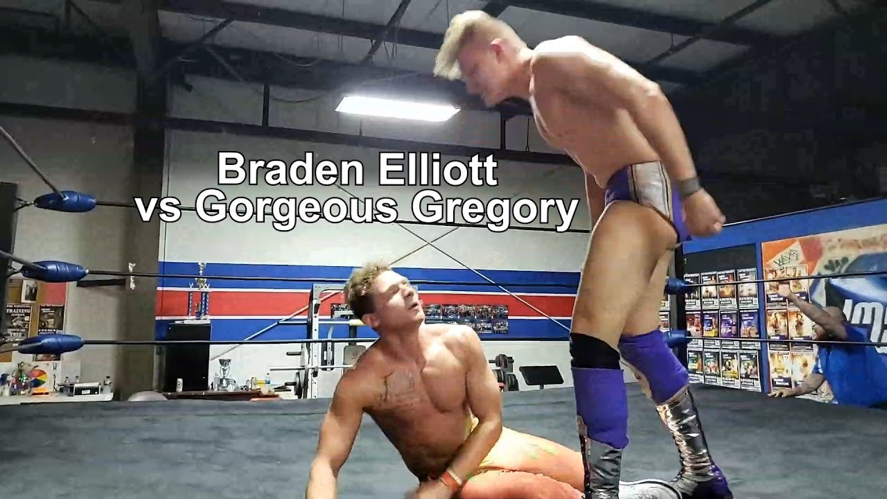 Braden Elliott vs Gorgeous Gregory Free Wrestling Match