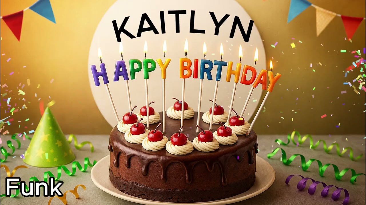 Happy Birthday KAITLYN. Funk Version