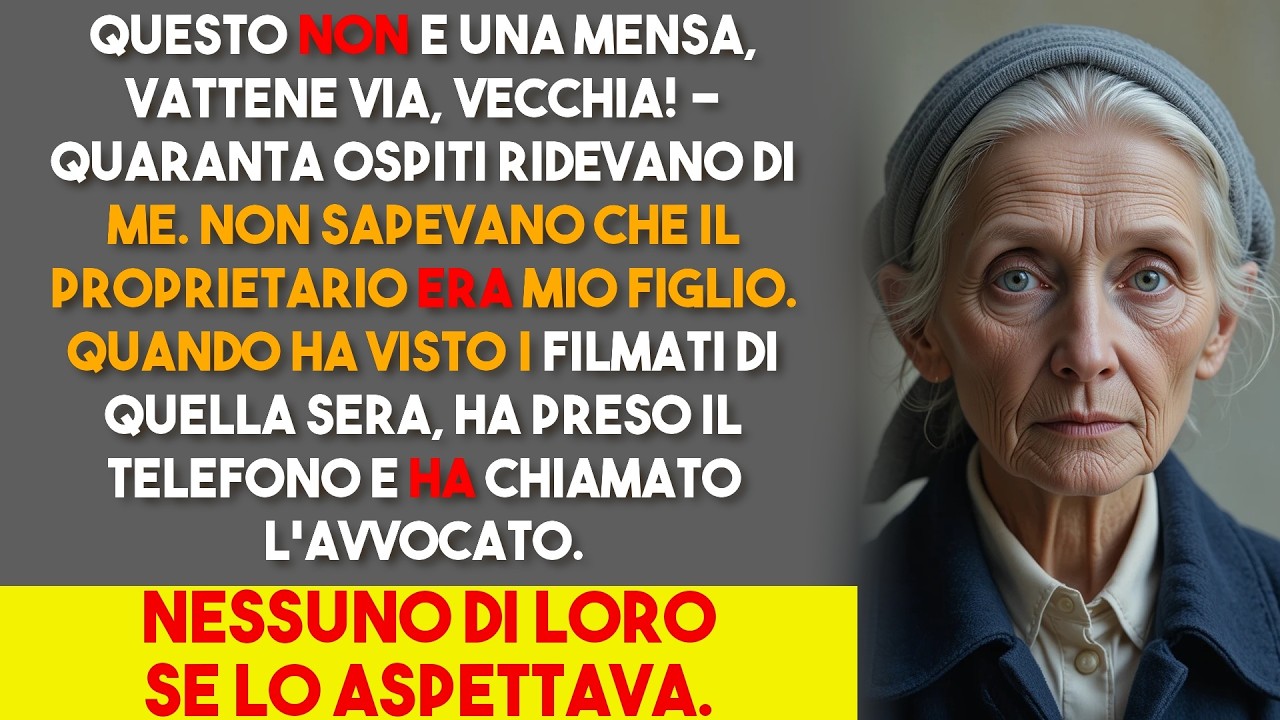 Mi hanno umiliata al ristorante di mio figlio. Lui ha visto le telecamere e SONO IMPALLIDITI tutti