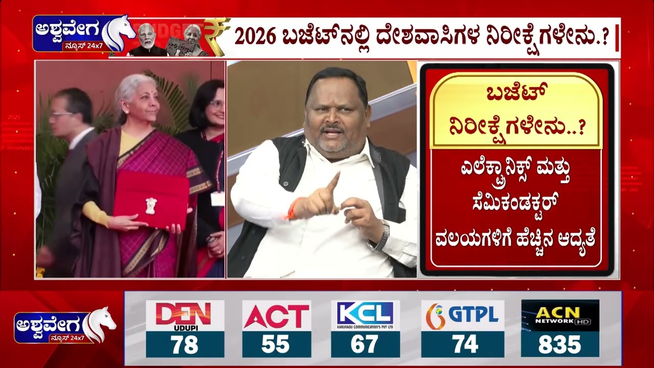2026 ರ ಬಜೆಟ್‌ ರಾಜ್ಯಕ್ಕೆ ಸಿಹಿಯೋ.? ಕಹಿಯೋ.?  Union Budget 2026 Karnataka Expectations