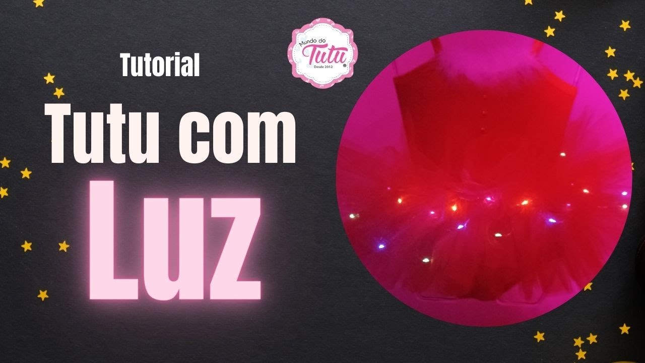 Saia Tutu De Led | Tutu Com Luz | Como Fazer Tutu | Especial de Natal