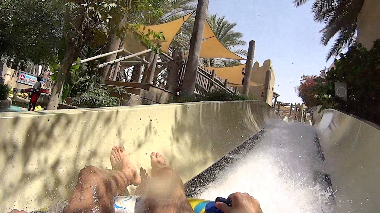 Never Ending Water Slide at Wild Wadi Waterpark