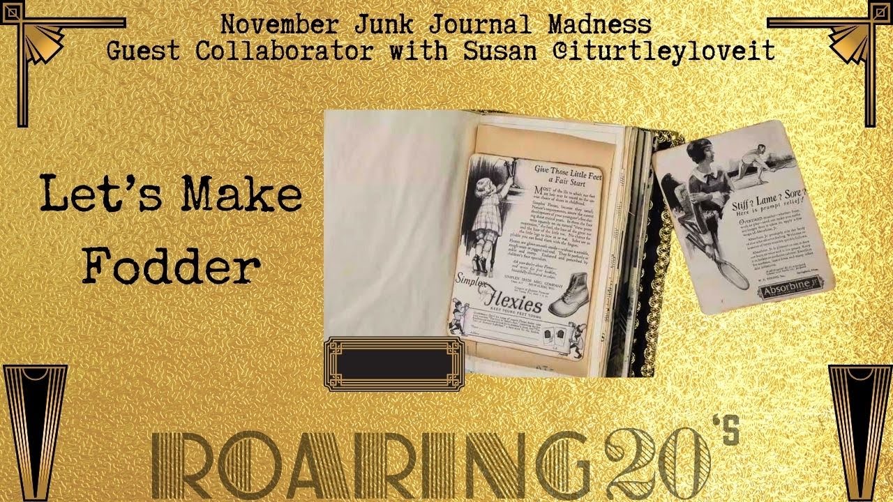 Creating Roaring 20’s Ephemera | Vintage Layers, Glam Details & Junk Journal Fun