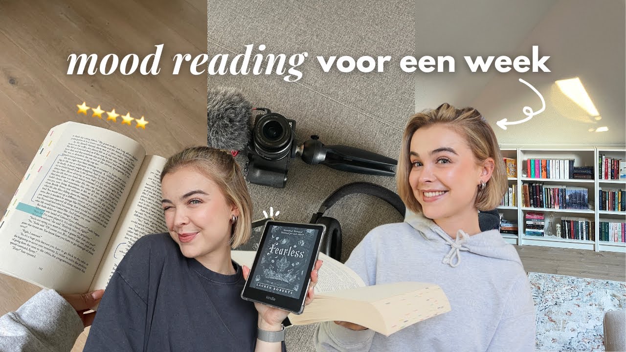 wat ik realistisch lees tijdens mood reading voor een week 📚 | spoiler vrije leesvlog