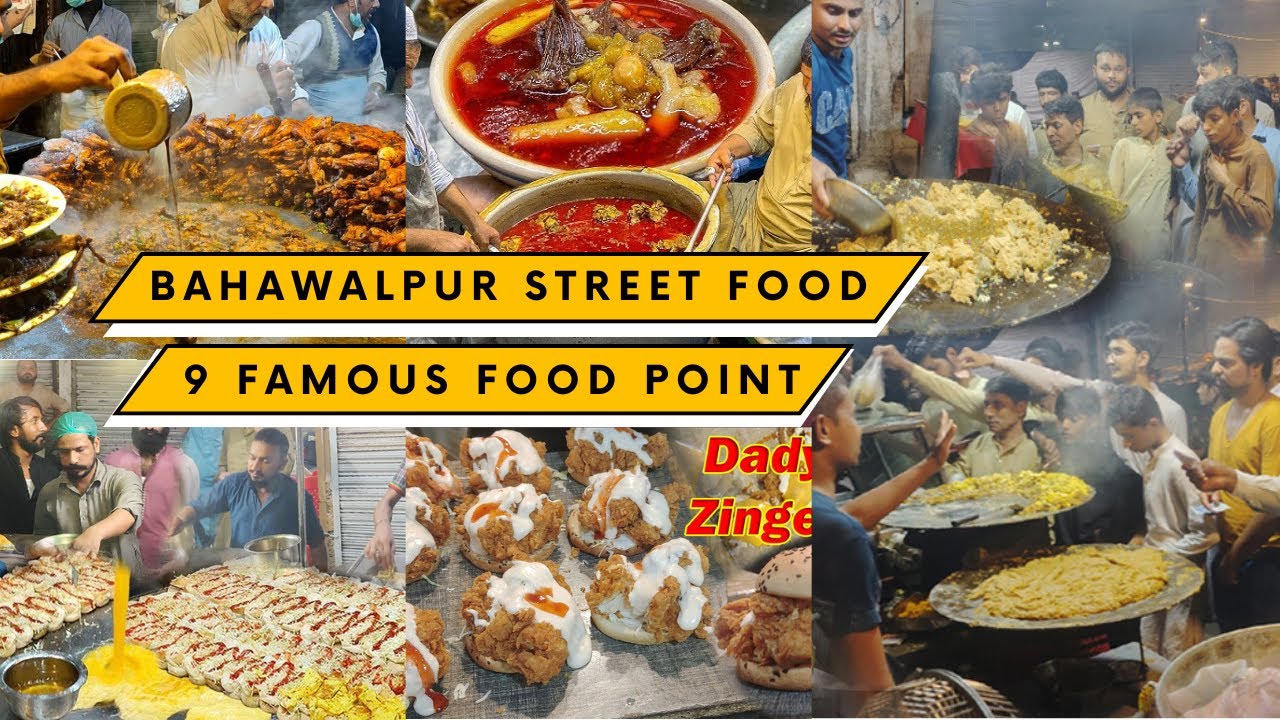 The Hidden Gems of STREET FOOD in Pakistan | TOP 9 BEST STREET FOOD POINTS IN BAHAWALPUR