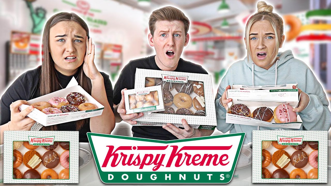 Last to STOP Eating KRISPY KREME DONUTS Wins £1,000 - Challenge