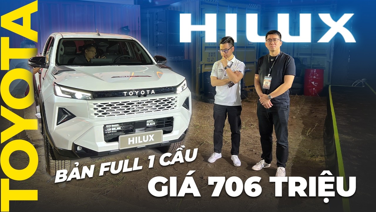 Toyota Hilux 2026 thế hệ mới, máy giữ nguyên - giá giảm gầm 100 triệu đồng