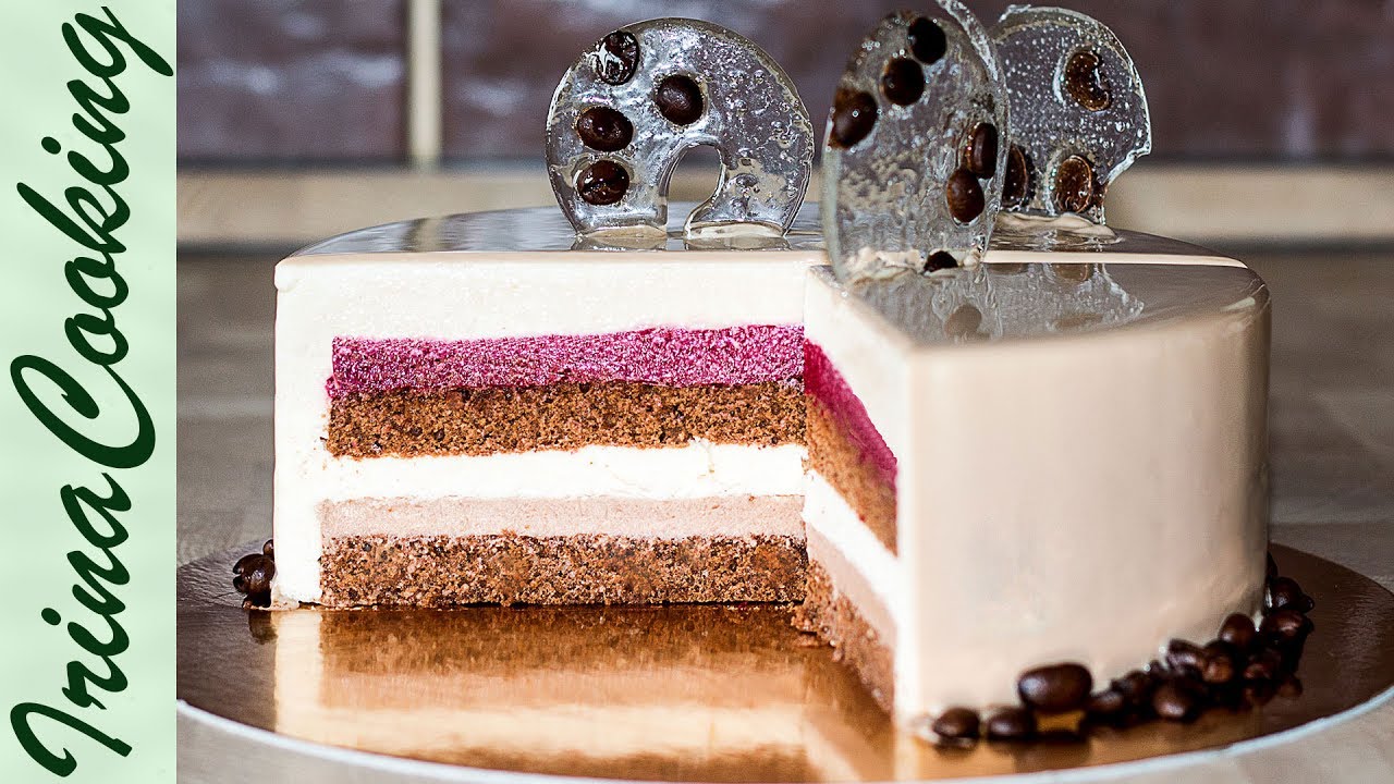 Муссовый Кофейный Торт МОККО с Вишней 🍰 Mousse Coffee Cherry Cake