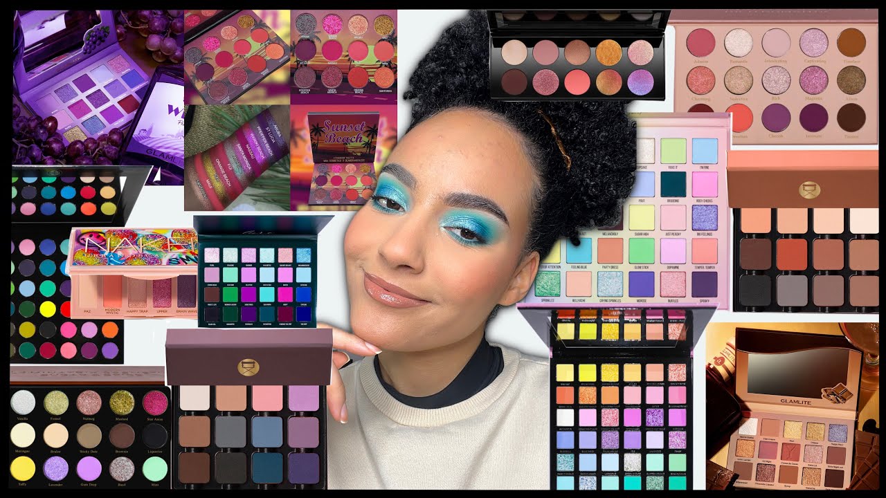 Ranking ALL the palettes (30) I tried in 2023 - Indie, mainstream, big & small palettes !!!