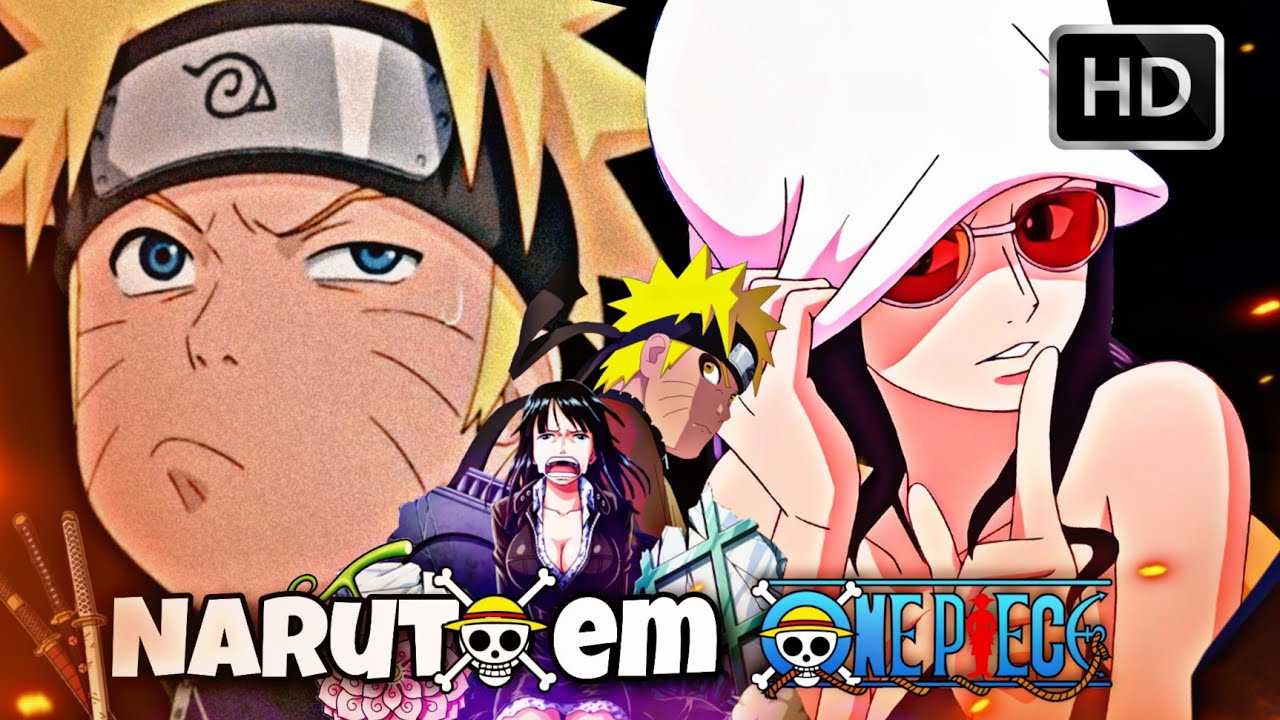 O que teria acontecido se Naruto fosse para o mundo de One piece Ep1 #naruto #nicorobin #onepiece