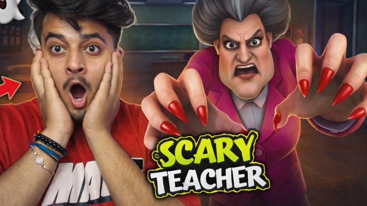 Scary Teacher Gameplay in Hindi 😈 | Horror + Funny Game