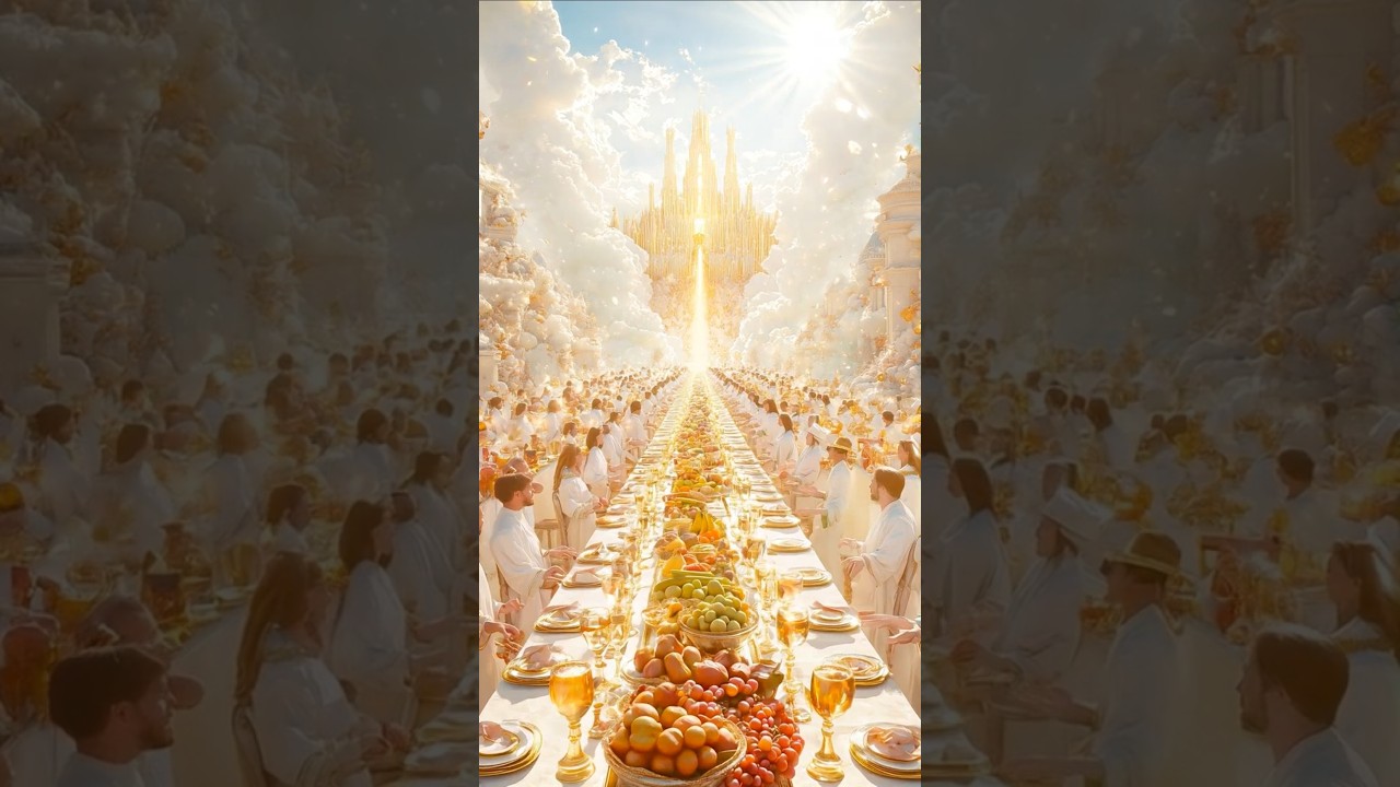 Heaven&rsquo;s Glorious Feast! Are You Invited? 🙏✨  #heaven
